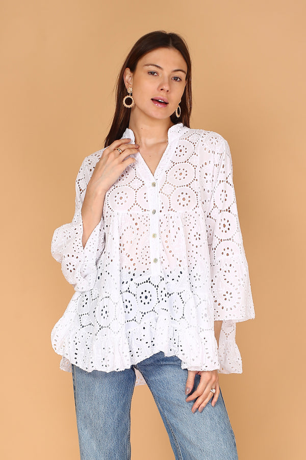 BLOUSE BRODERIE SUZANNE